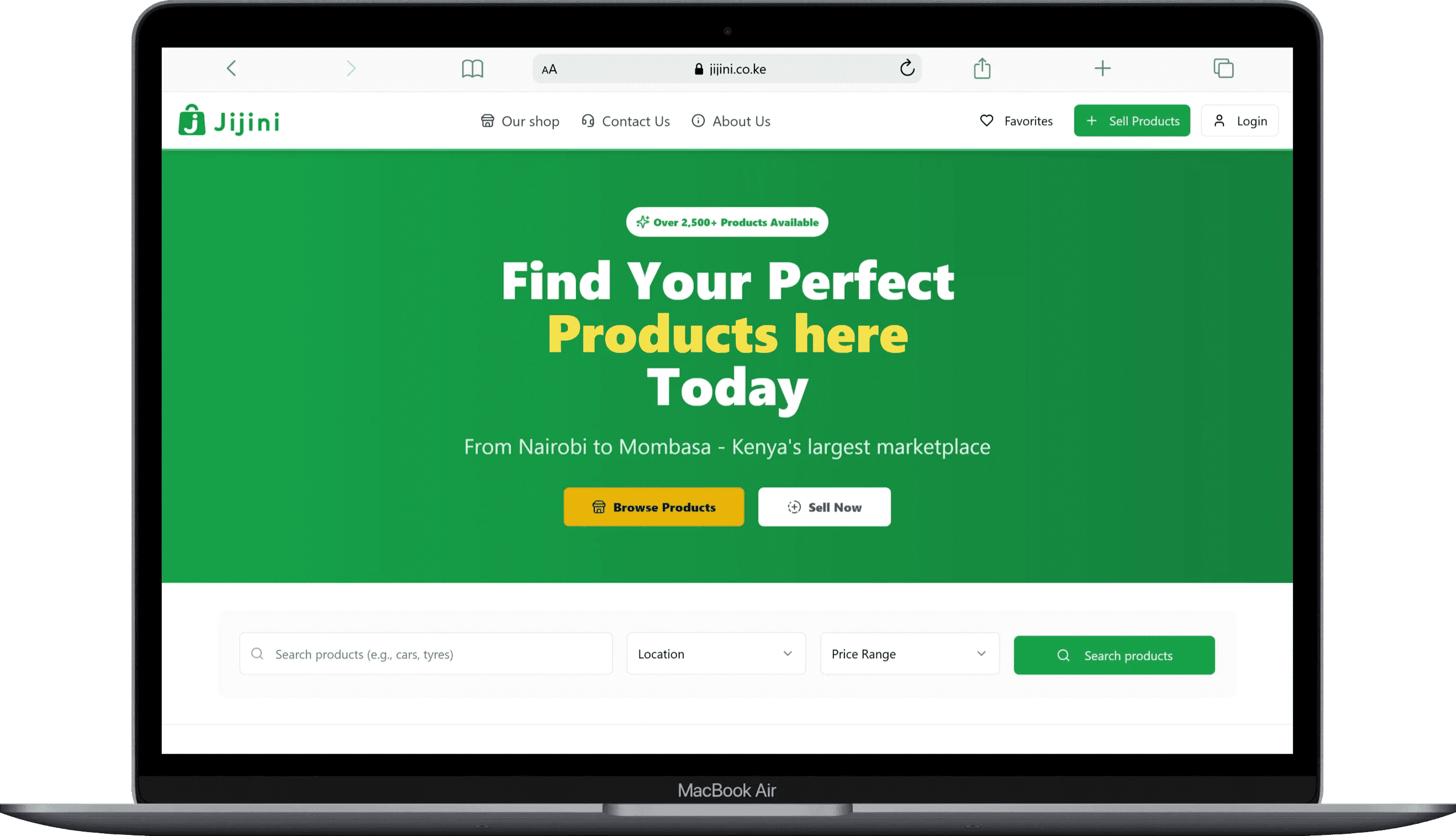 Jijini | Marketplace Website