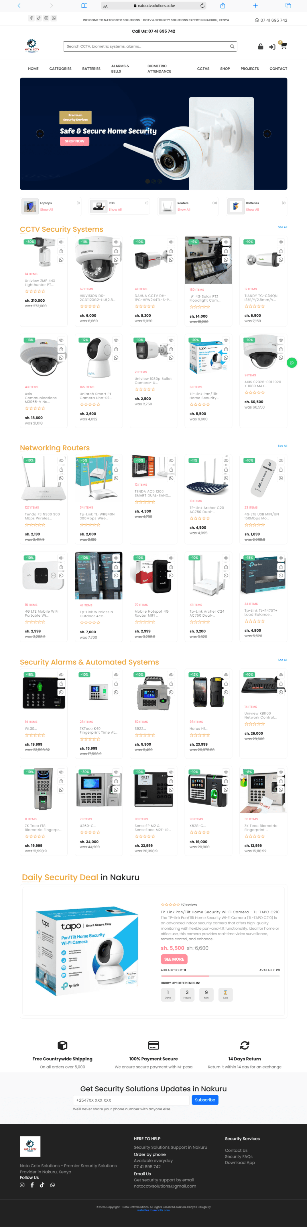 CCTV & Electronics | Comprehensive Security Solutions