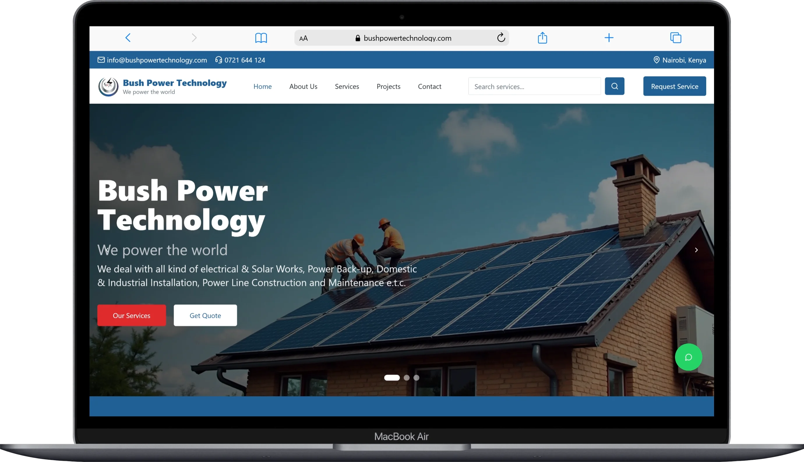 BushPower Technology | Solar Panel E-commerce